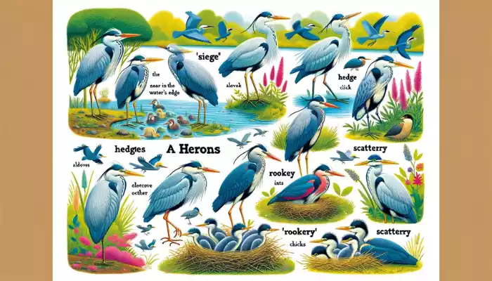 What is the Collective Noun for Herons?