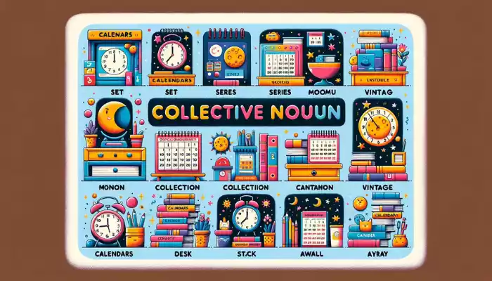 Exploring Collective Noun for Calendars