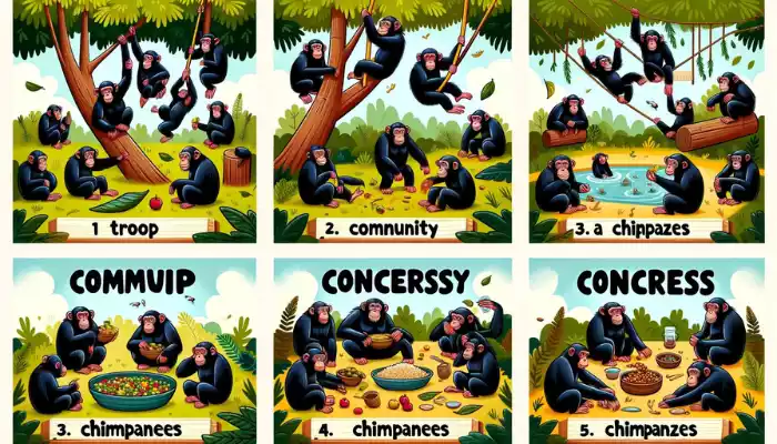 The Chattering Collective Noun for Chimpanzees Unveiled