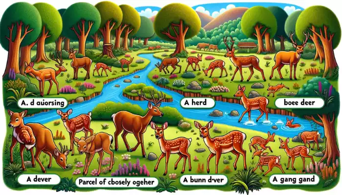 A Journey Through Collective Noun for Deer