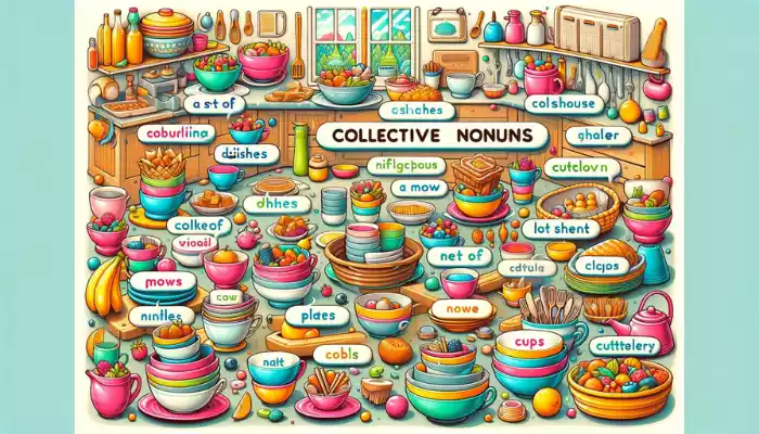 The Marvelous World of Dishes: A Collective Noun Adventure