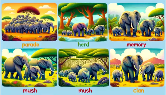 Wonderful World of Collective Noun for Elephants?