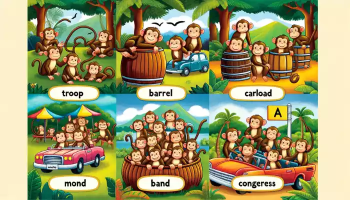 Understanding the Collective Noun for Monkeys?