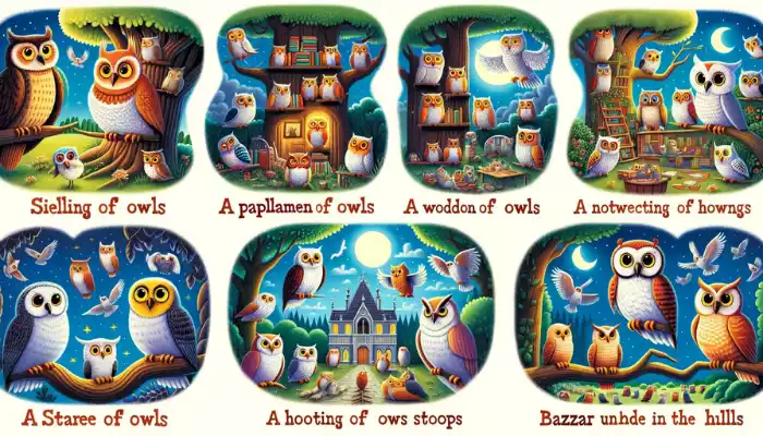 The Hoots and Groups: Discovering Collective Noun for Owls?