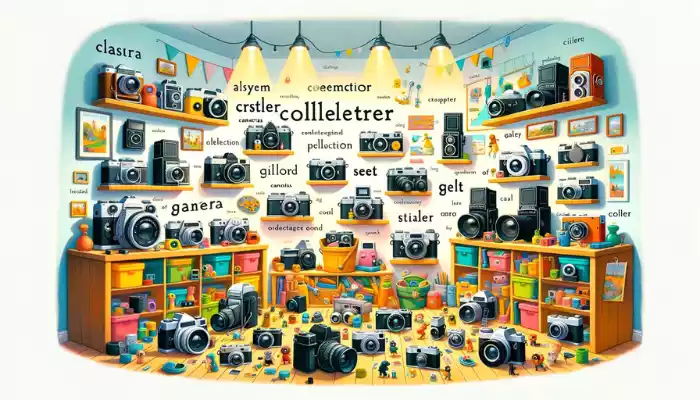 Snap, Click, Group the Collective Nouns of Cameras