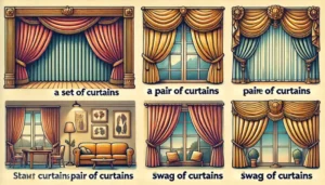 A World of Collective Noun for Curtains